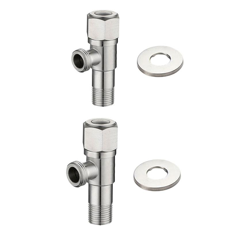 1pcs Durable and Easy To Install Leak Design for Home Use Angle Valves for Water Heaters Thickened Hot Cold Conversion Valves