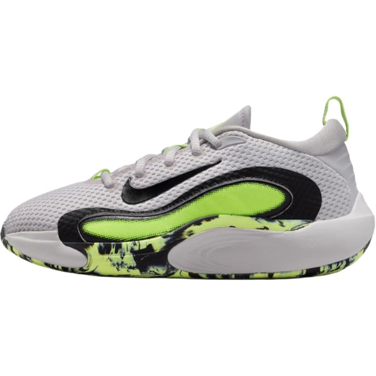 Nike Isofly Comfortable Versatile Shock Absorption Rebound Breathable Low-Top Kids Basketball Shoes Kids basketball shoes Gray HQ8263-001