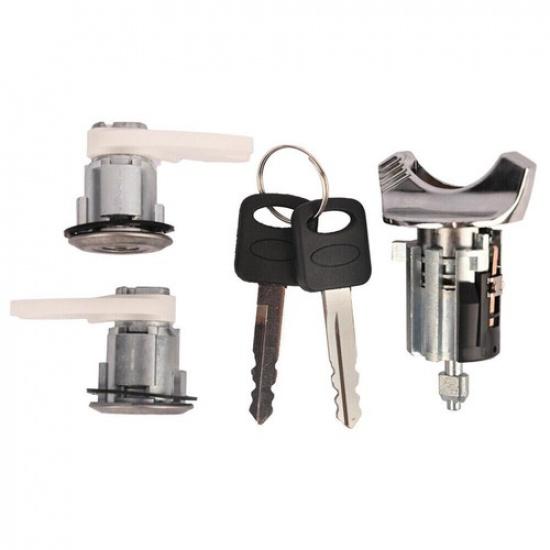 Ignition Door Lock Cylinder Set For Ford Bronco Pickup F150/250/350 1992-1995