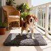 Ultra-Soft Self Warming Cat Mat with Heat Retention Non-Slip Pet Bed Indoor/Outdoor Use All-Season Pet Bed Pad