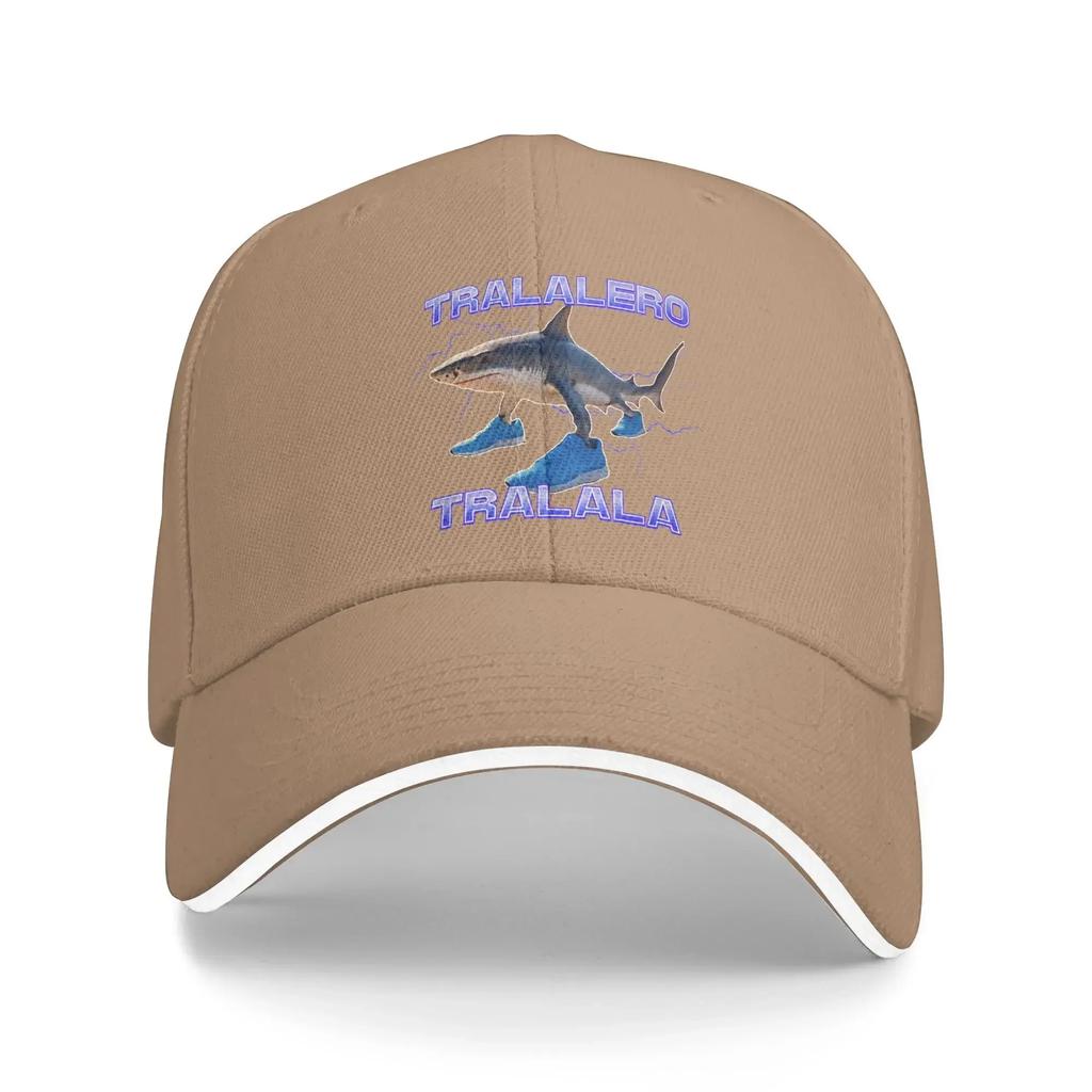 Unisex Tralalero Tralala Funny Shark Meme Hat Spring Italian Brainrot Memes Adjustable Cap New Baseball Cap Sunscreen Hats