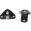Rear Upper Shock Bar Pin Eliminator Kit for 1984-2006 Wrangler TJ XJ ZJ LJ