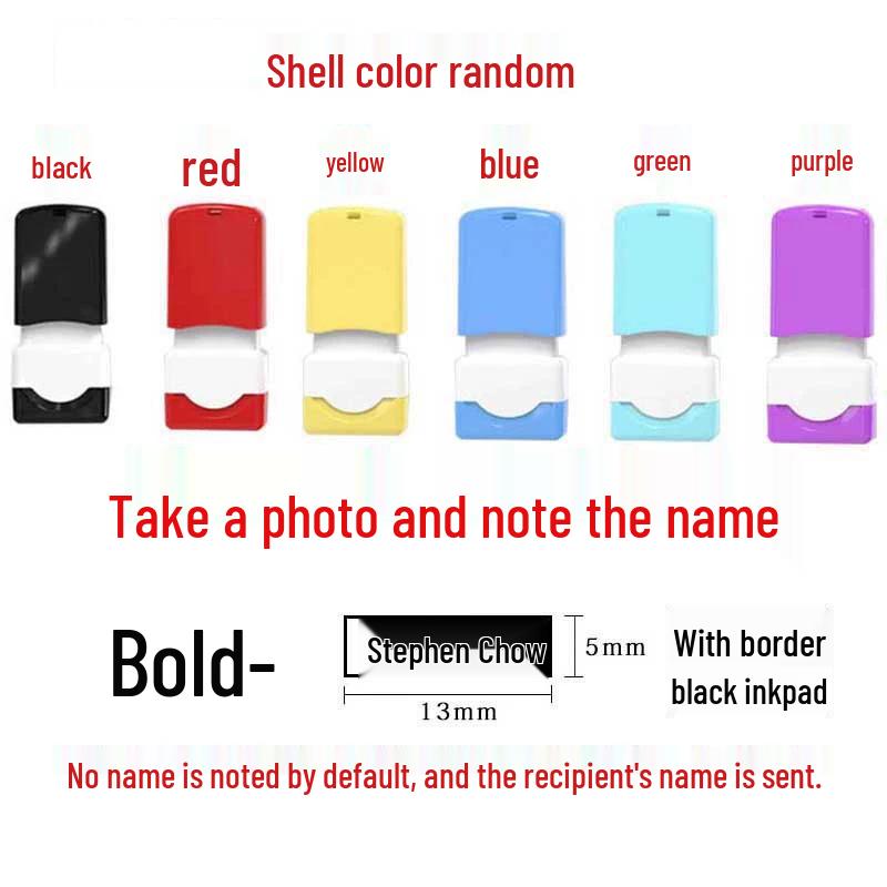 Personalized Name Stamp and Handwritten Signature Seal, Custom Engraving 10,000 Uses