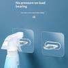 10Pcs Multifunctional Wall-Mounted Round Hooks Free Punching Seamless Paste Storage Rack Kitchen Bathroom Household Ring Hange