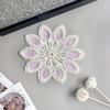 Exquisite Cotton Thread Woven Mesh Yarn Hollow Sequin Patch Clothing T-Shirt Sweater Decorative Cloth Sticker Accessories