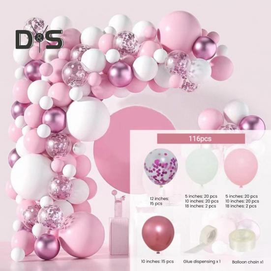 Balloon Garland Arch Kit Latex Balloons Set for Birthday Party Graduation Baby Shower Wedding Decoration
