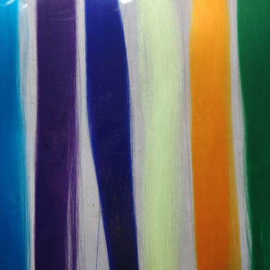 Perucas femininas atraentes, cor vívida, extensão de cabelo de longa duração