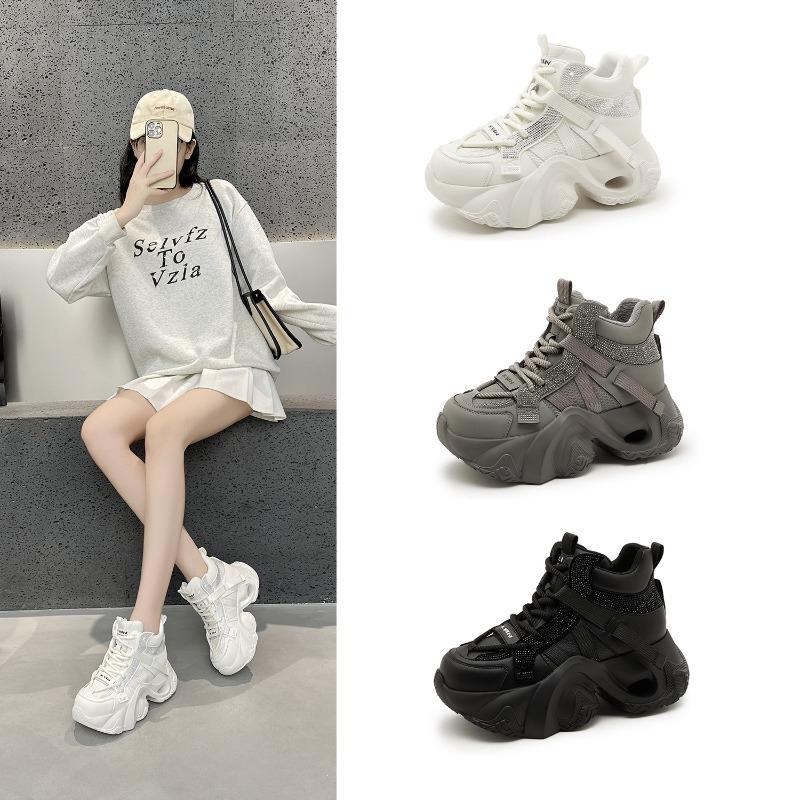 2591 Dad Shoes Women's Autumn Mesh Breathable Versatile Dad Shoes Student Sports and Leisure Shoes