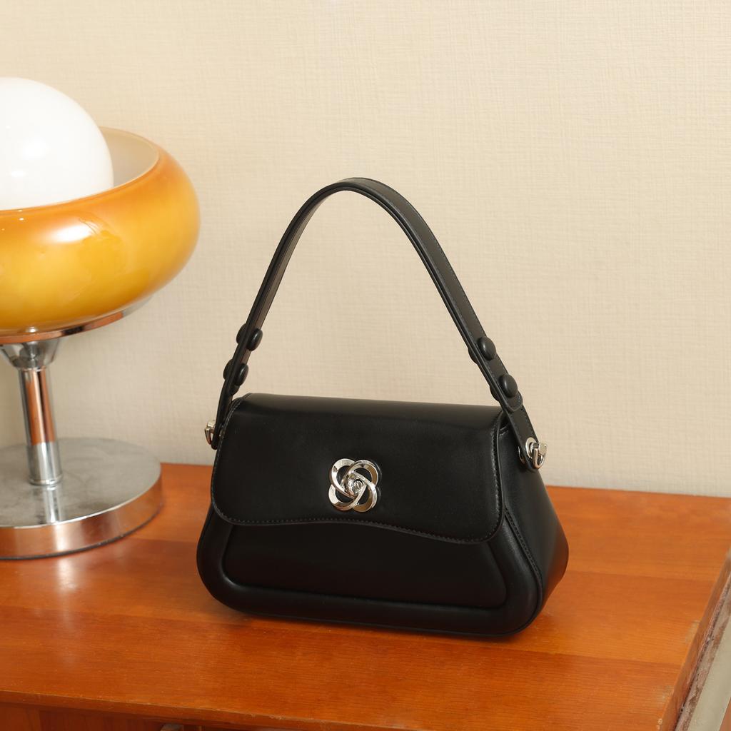 2024 Autumn/Winter New Niche Design Handbag Fashionable Commuting High-End Vintage Single-Shoulder Crossbody Small Square Bag
