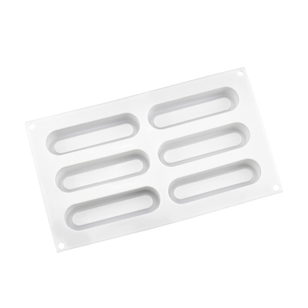 DIY Long Strip Shape Silicone Cake Mold Dessert Bread Chocolate Candy Mould Confectioner Tools Cake Decoration Baking Mold