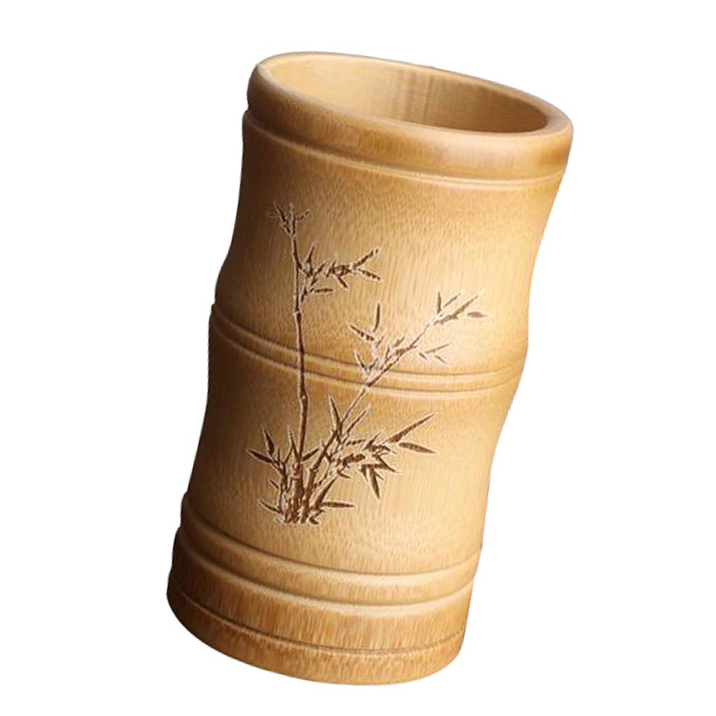 Handmade Tea Ceremony Canister Bamboo Storage Box Pattern