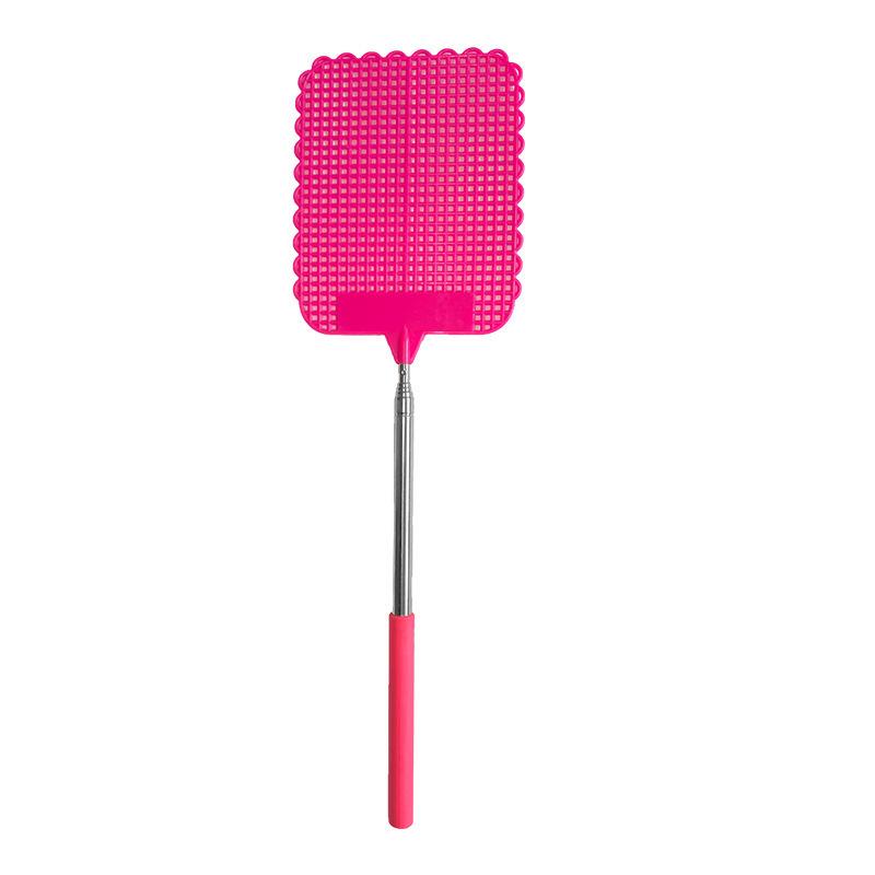 Portable Unbreakable Stainless Steel Retractable Square Fly Swatter for Household Use