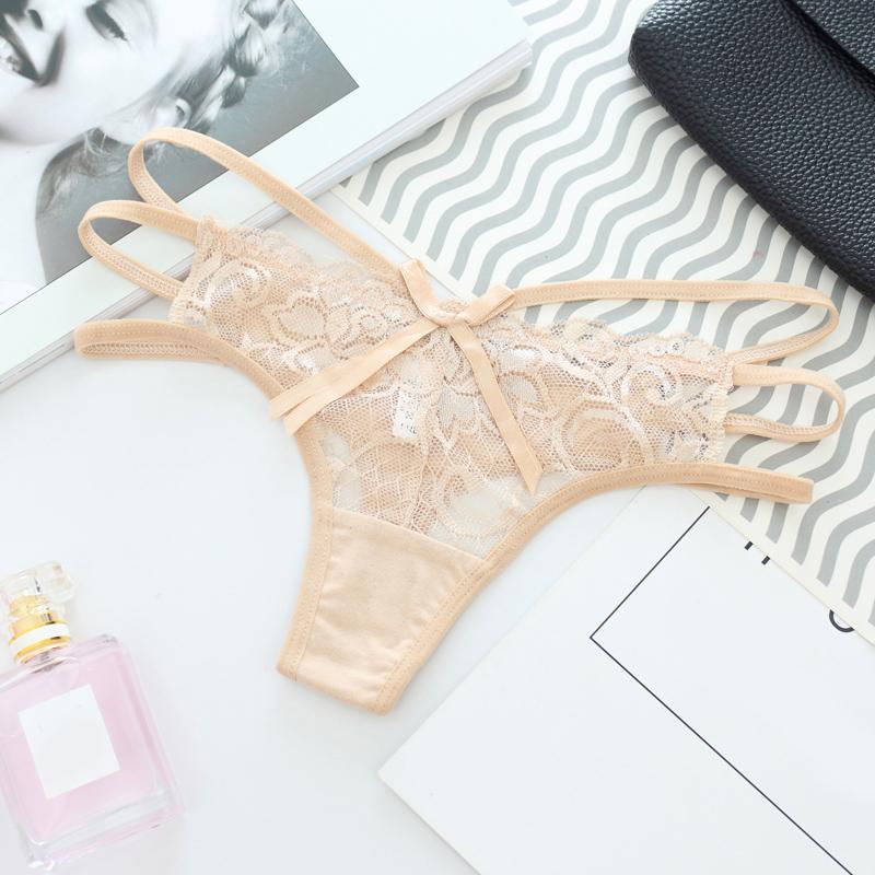 Sexy Floral Lace Bandage G Strings Women Thongs Panties G-Strings Lingerie Underwear Tangas Bragas Calcinha Ropa Interior Briefs