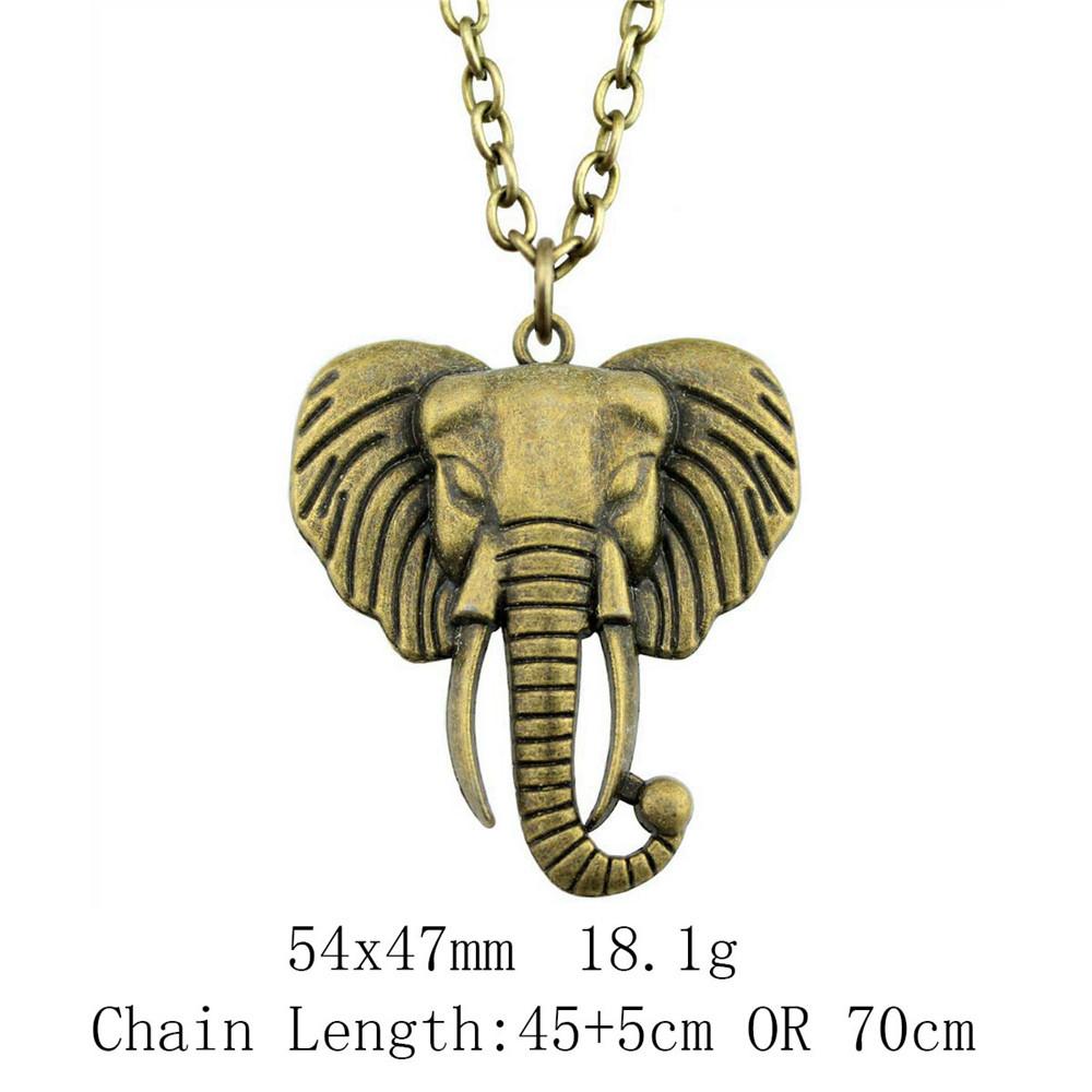 Cadouri pentru femei Noutăți în coliere Colier cu lanț lung cu elefant de 45 cm sau 70 cm Lucruri ieftine