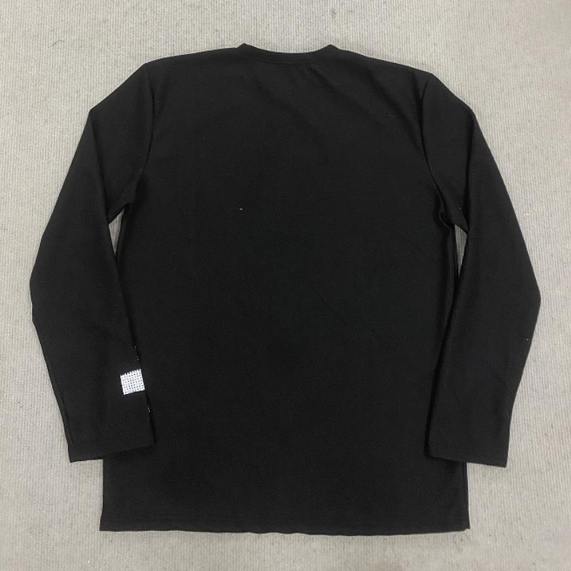 European and American Autumn Street Fashion Personalized Printed Retro Round Neck Long Sleeved T-shirt for Men and Women