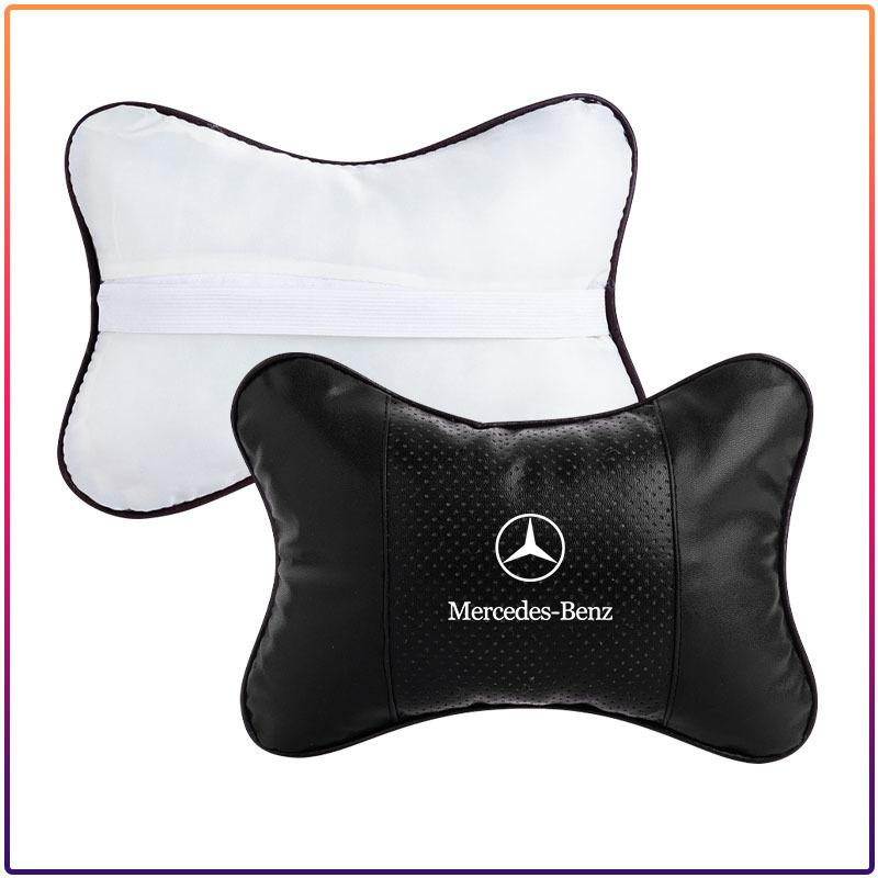 Cuscini per il Collo dell'Auto Cuscino di Supporto per il Poggiatesta dell'Auto Tappi per Sedile Per Mercedes Benz C400 C450 C160 C180 C200 C220 C250 C300 C350 Classe C