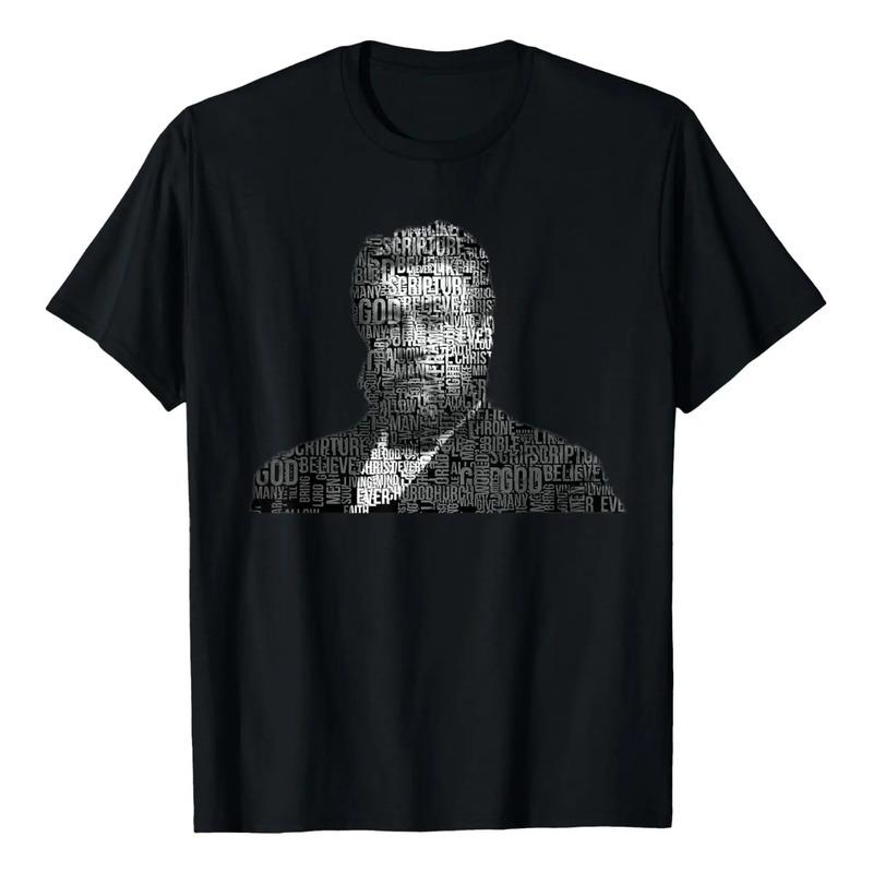 Camiseta Charles Spurgeon Christian Preacher Word Cloud S разноцветный