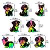 Dog Theme Birthday Scratch Cards Set Diy Puzzle Toys For Children Decor Party
