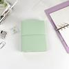 A6 Pu Leather Binder 6 Ring Binder With 45 Sheets PU Clip-on Notebook Faux leather Loose Leaf Notebook Journal