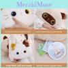 Cat Plush Pillow Siamese Cat Stuffed Toy Gift For Animal Lovers