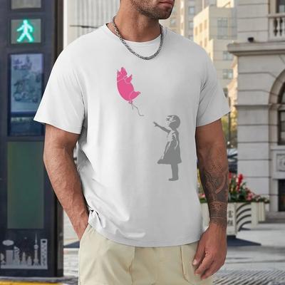 Pigballoon Graphic For Sale Tshirt Funny T-shirt Harajuku  Sports  Funny Joke Fitness Eur Size