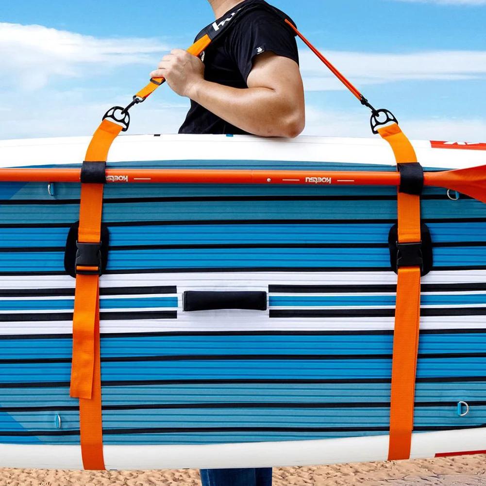 Surfboard Shoulder Strap Adjustable Surfboard Shoulder Carry Sling Stand Up Surf Paddle Board Carrier Paddleboard Accessories