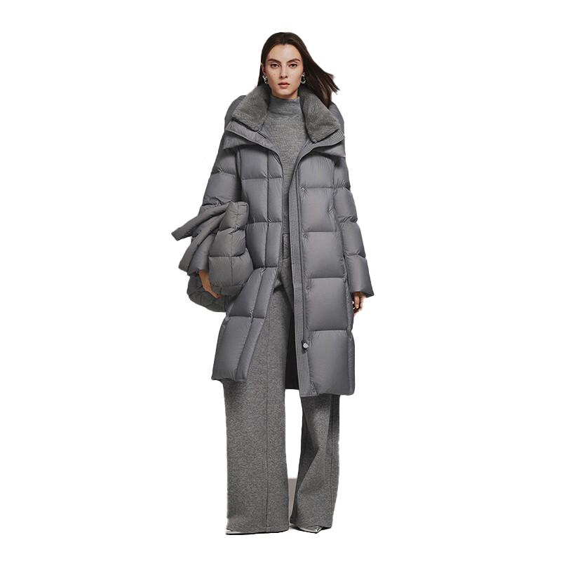 

Tanboer Women s Detachable Hood Long Down Jacket TB5520850Z XL