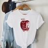 Summer Pattern Printed Short Sleeved T-shirt Fashionable, Simple, Comfortable, Breathable Men's and Women's T-shirt