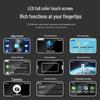 A9Pro Bluetooth 5.4 TWS In-Ear Earphones with ANC and Color Touch Screen