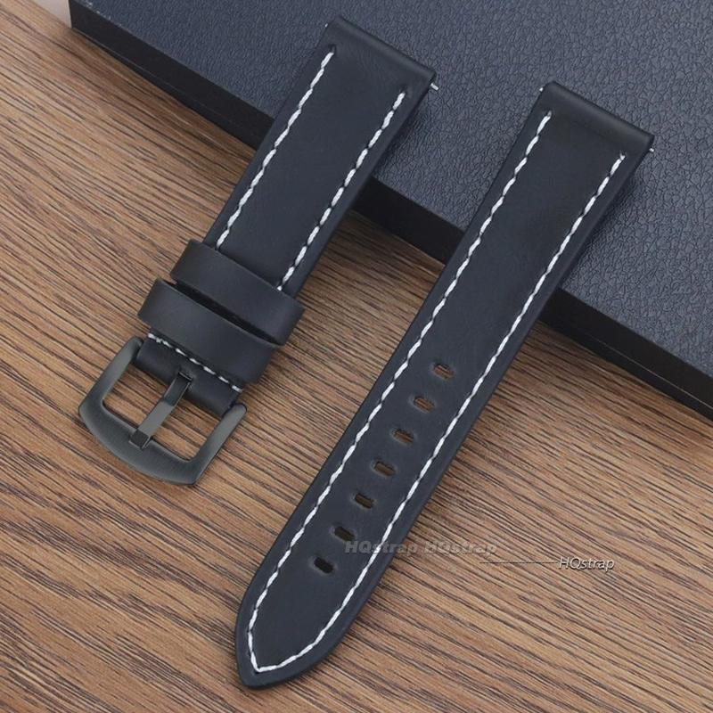 Quick Release Vintage Retro Genuine Leather Watch Band 18mm 20mm 22mm 24mm Soft Watch Bracelet Men Women Watch Strap Sport Belt