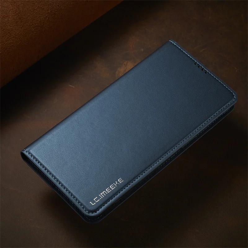 Magnetische Flip Lederhülle für Samsung Galaxy S25 S24 S23 S22 S21 A14 A15 A34 A35 A52 A53 A54 A55 Brieftasche Kartenfach Hülle Handyhülle