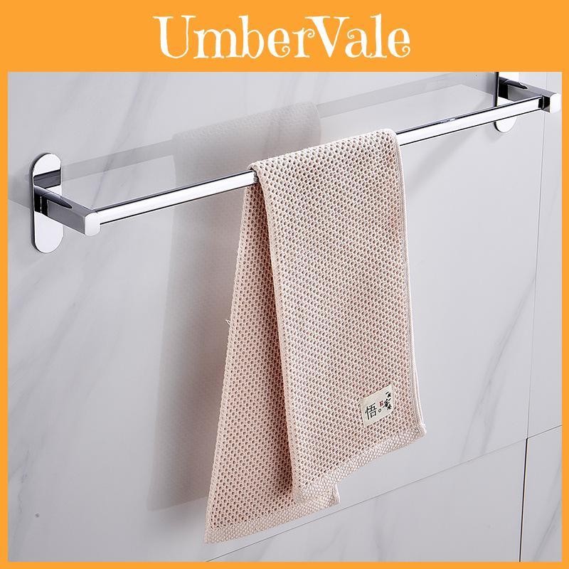 Modern Stainless Steel Towel Rail With Chrome Finish For Bathroom Storage