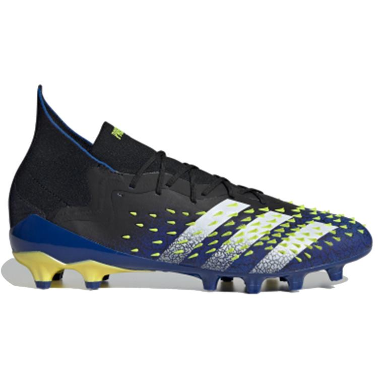 New Adidas Predator Freak .1 Ag 'Black White Blue' FY0742
