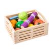 Montessori Rollenspielhaus Serie Geschnittenes Obst Desserts Holz Simulation Küchenspielzeug Kinder Schneiden Gemüse Lernspielzeug