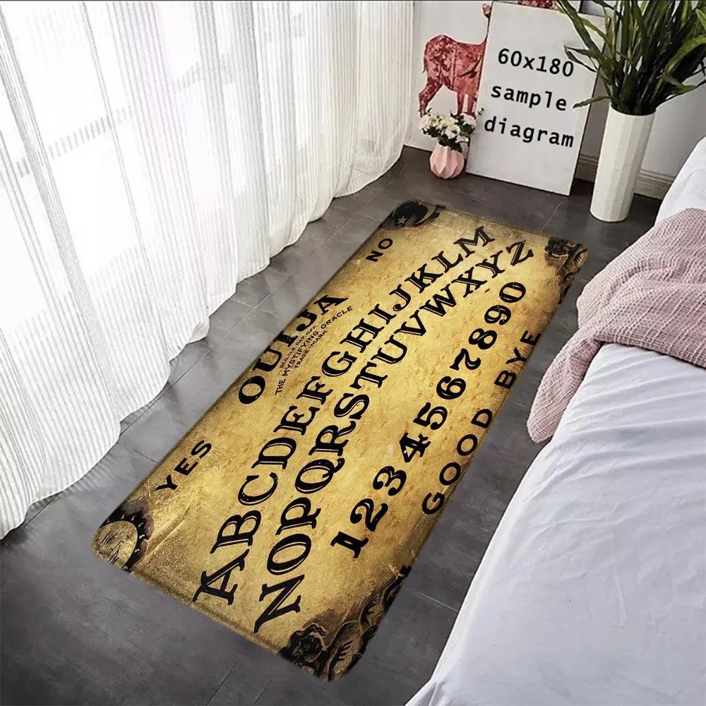 Non Slip Bedrooom Kitchen Carpet Ouija Boards Doormat House Entrance Mat Floor Mats Super Absorbent Bathroom Rug Balcony Rugs