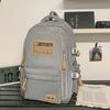 New Fashion Student Schoolbag Japanese Ins Simple Korean Version Junior High School Student Double Shoulder Male and Female Couple Backpack