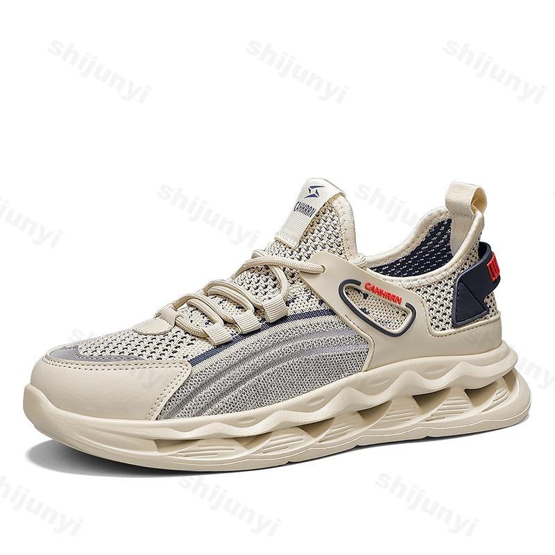 Fashion Fly Weave Designed Casual Shoes for Men 2025 Summer New Mesh Breathable Comfortable Sports Shoes Fashion Trend Low Top Sneakers