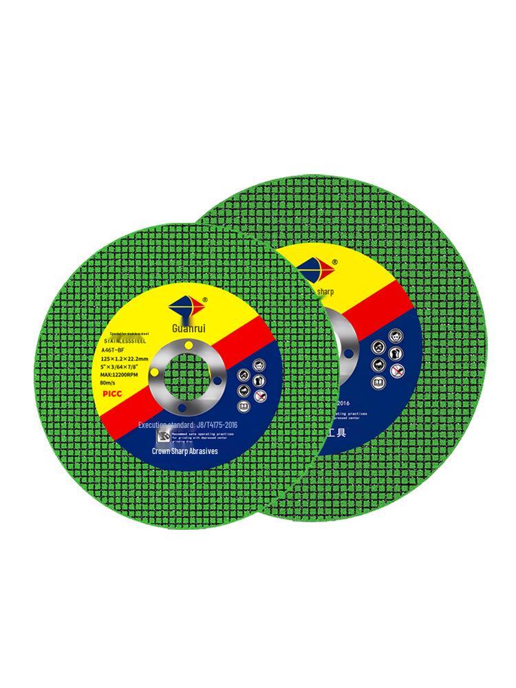 Metal & Stainless Steel Cutting Disc Set: 100/125/150/180mm Polishing & Grinding Wheels for Handheld Grinders