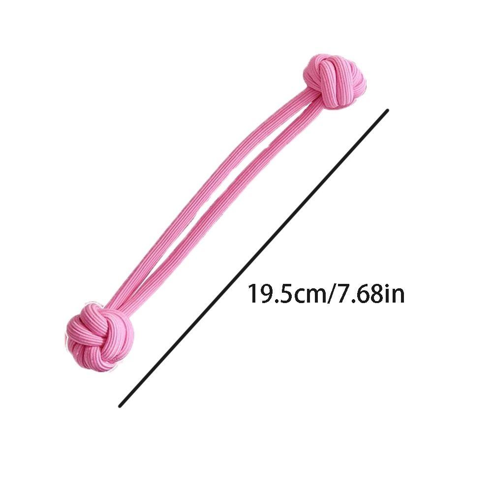 Rubber Chinese Knot Hair Rope Solid Color Korean Rubber Band Sweet Elastic Hair Ring  Female/Girls