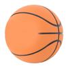 Basketball Toy Stress Relief High Elasticity Portable Rubber Play Ball for Pet Interaction Desktop Ornament Brown