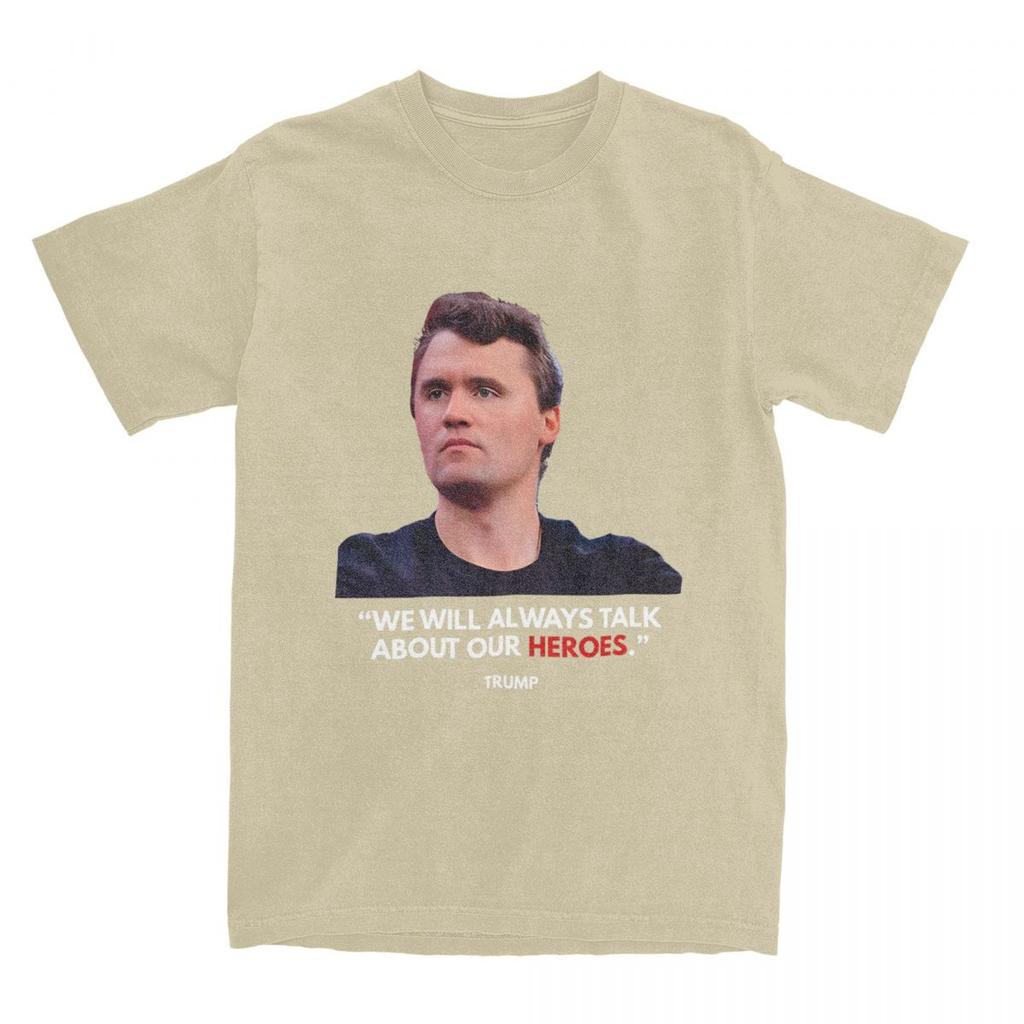 Retro A True Patriot Voice Designs Charlie Kirk T-Shirt Unisex Cotton Short Sleeve Round Neck Summer Tops