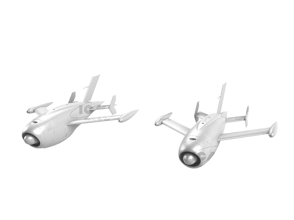 [ICM] Plastic Model KDA-1 (Q-2A) Firebee Molded Color