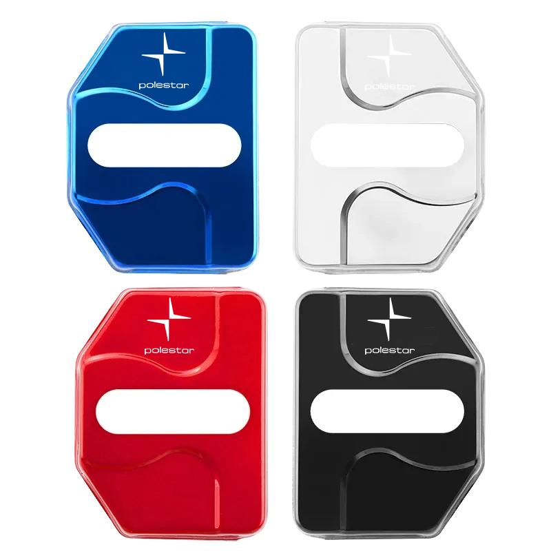 

4Pcs Stainless Steel Car Door Lock Cover Auto Accessories For Volvo XC90 V90 V60 XC60 V40 S80 S60 S90 C40 XC40 V70 XC70 C30 C70 Silver