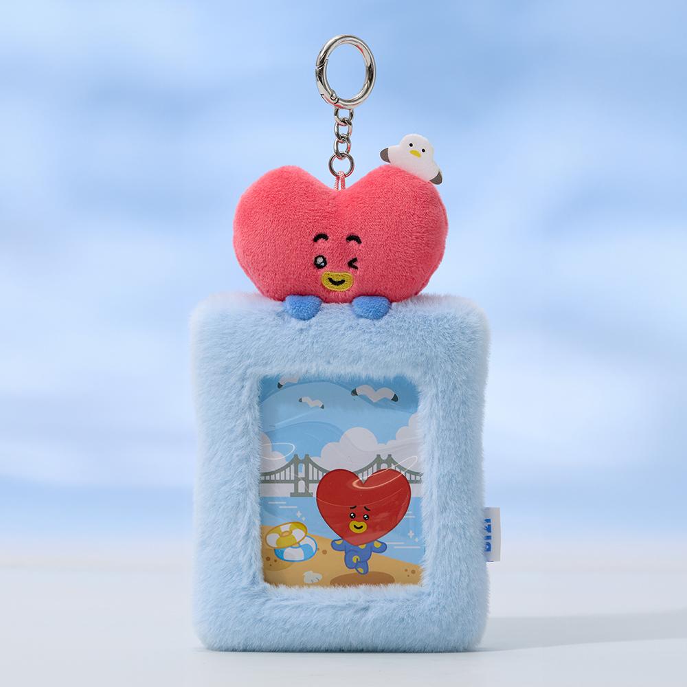 [[LINE FRIENDS] BT21 Busan Doll Photocard Holder Keyring