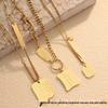 Cross-border Euro-American Fashion Trend Hip-Hop Sweater Chain: Niche Design Street Dance Couple Necklace