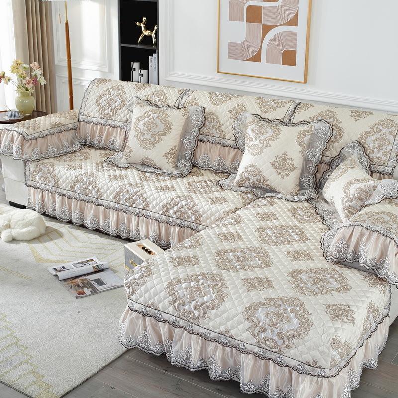 Sofa Cover Four Seasons Universal Jacquard European Style New Chinese Style e All-inclusive Fabric Non-slip Sofa Cushion