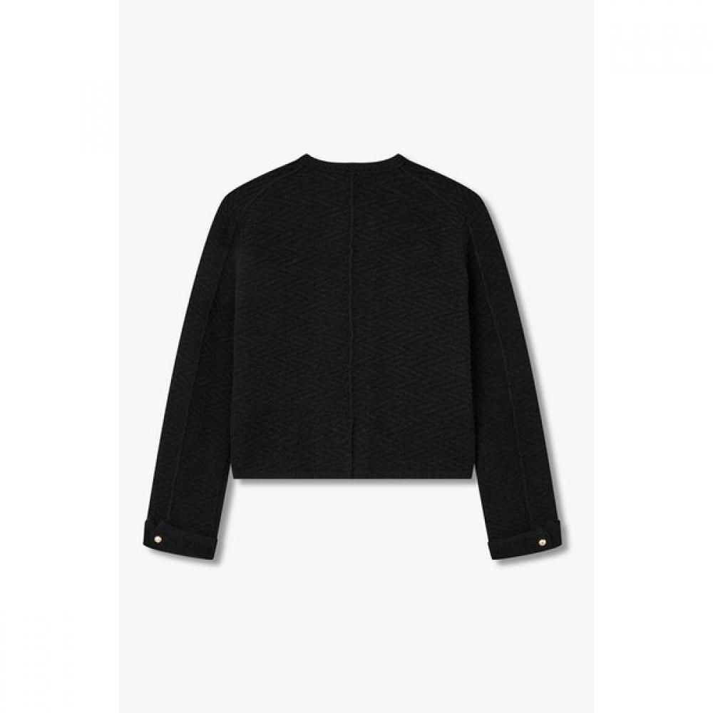 Vov Double Button Wool Knit Jacket 7116250101