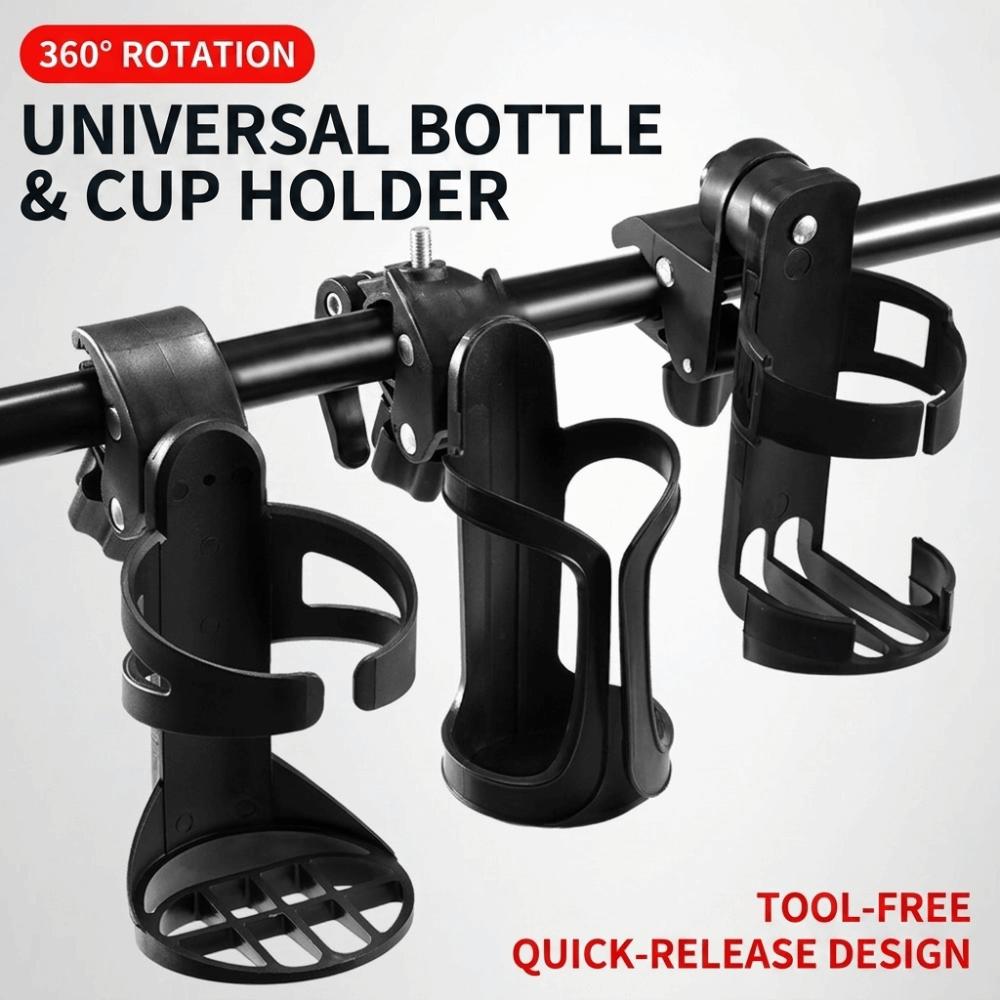 Universal Cycling Bottle Holder Adjustable Baby Stroller Cup Holder for Scooter