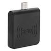 W86 Čtečka karet pro mobilní telefon Micro USB Přenosná pro RFID Čtečka mobilních ID pro AndroidČerná