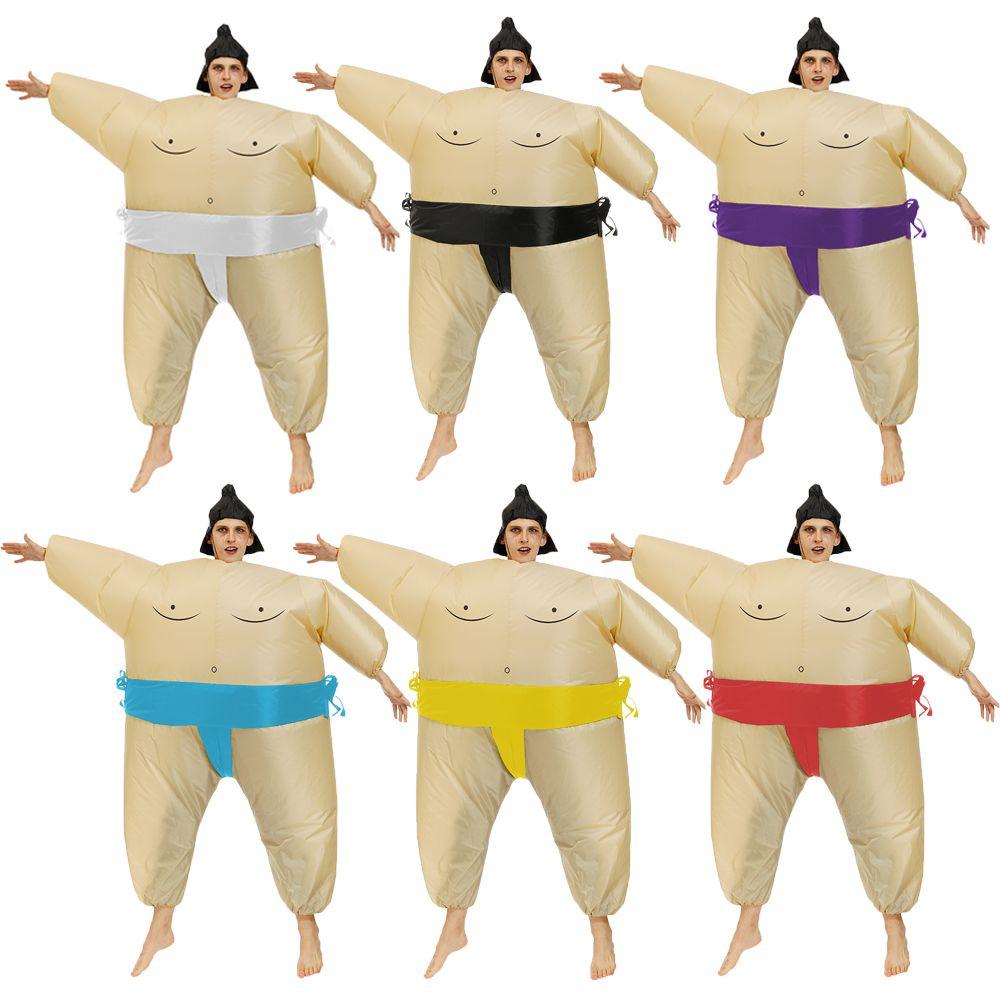 Fun And Quirky Sumo Wrestler Inflatable Costume Perfect For Parties And Cosplay